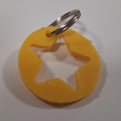 Star circle | Recycled keychain