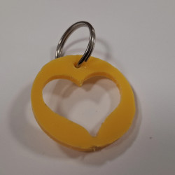 Heart circle | Recycled keychain