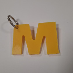 Letter | Recycled keychain