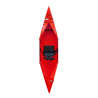 Red Tucktec kayak top view