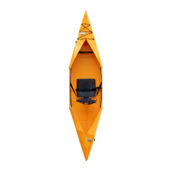 Yellow Tucktec kayak top view