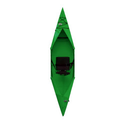 Green Tucktec kayak top view